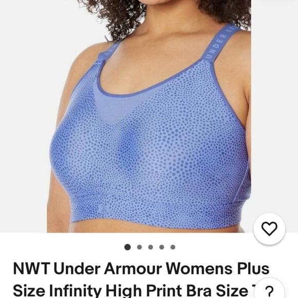 Under Armour Women’s Plus Size Infinity High print Bra - Picture 4 of 16
